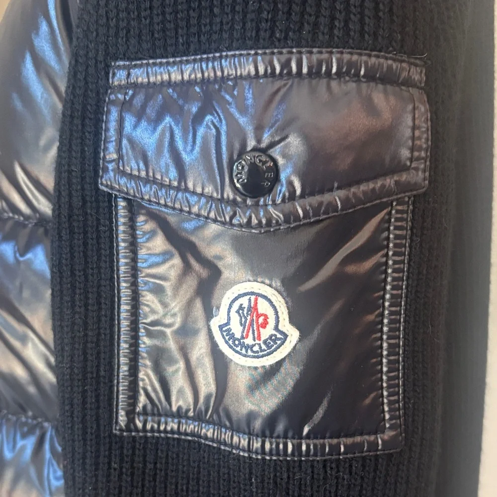 Moncler Padded Wool Cardigan Jacket Size S Authentic - Picture 9 of 17